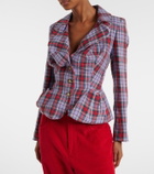 Vivienne Westwood Tartan linen blazer