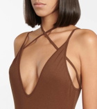 Zeynep Arçay V-neck knit bodysuit
