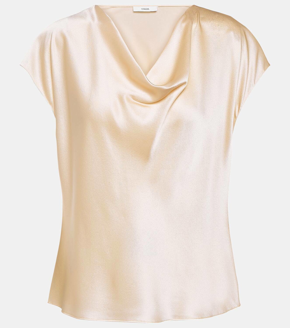 Vince Cowl neck silk top Vince