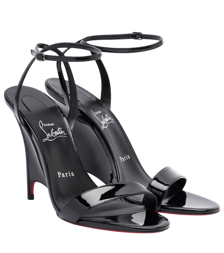 Photo: Christian Louboutin Miss Z patent leather wedge sandals