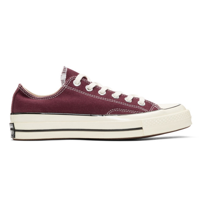 Photo: Converse Burgundy Chuck 70 Low Sneakers