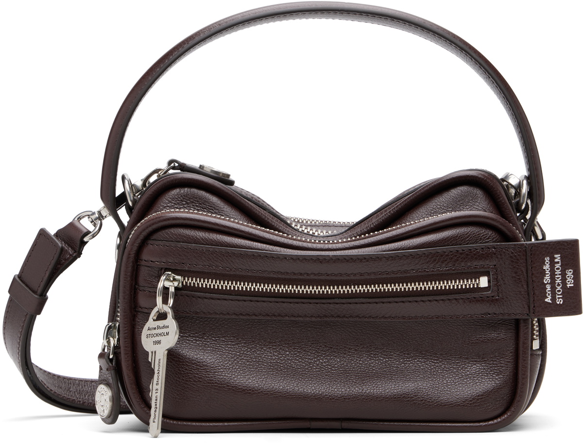 Acne Studios Brown Camero Kit Crossbody Bag
