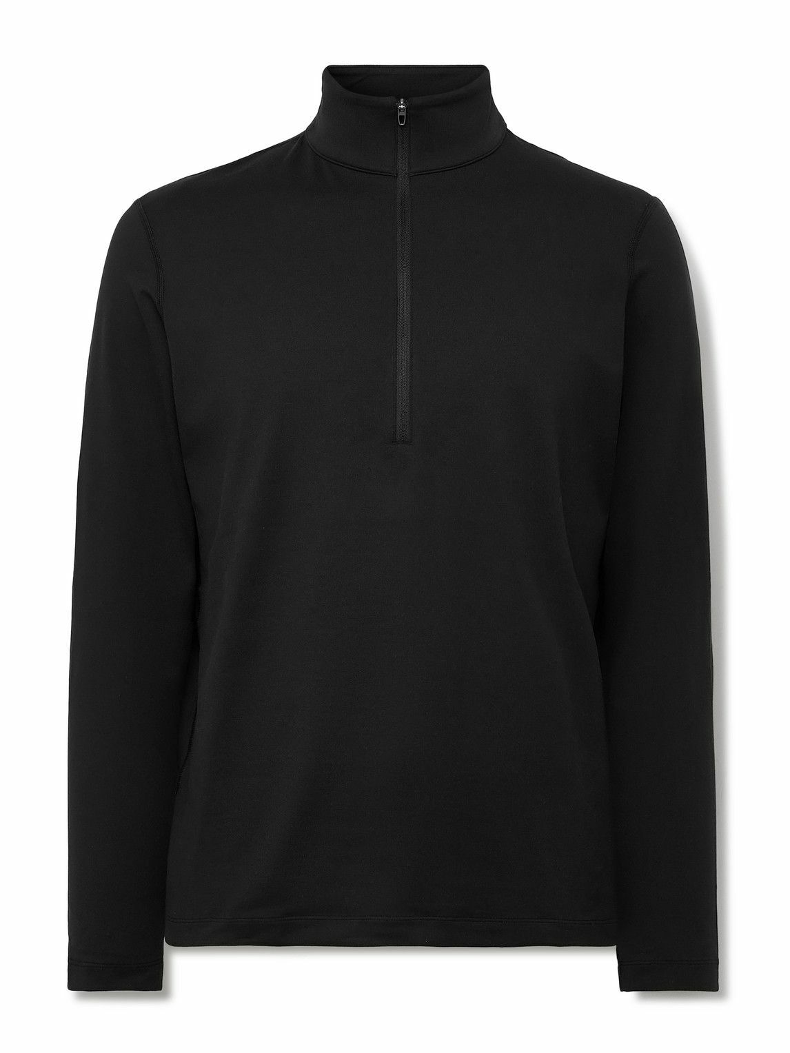 Lululemon - Stretch Recycled-Jersey Half-Zip Sweatshirt - Black