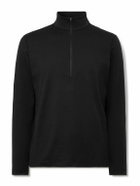 Lululemon - Stretch Recycled-Jersey Half-Zip Sweatshirt - Black