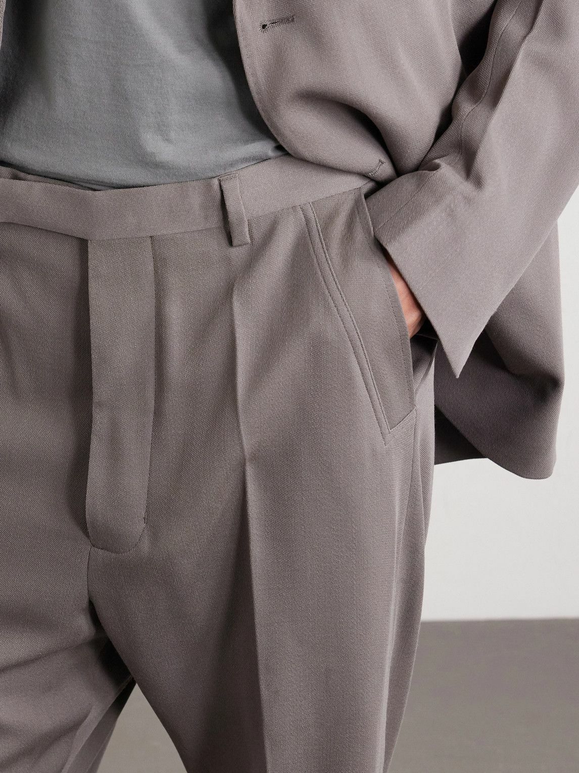Rick Owens - Straight-Leg Wool Trousers - Gray