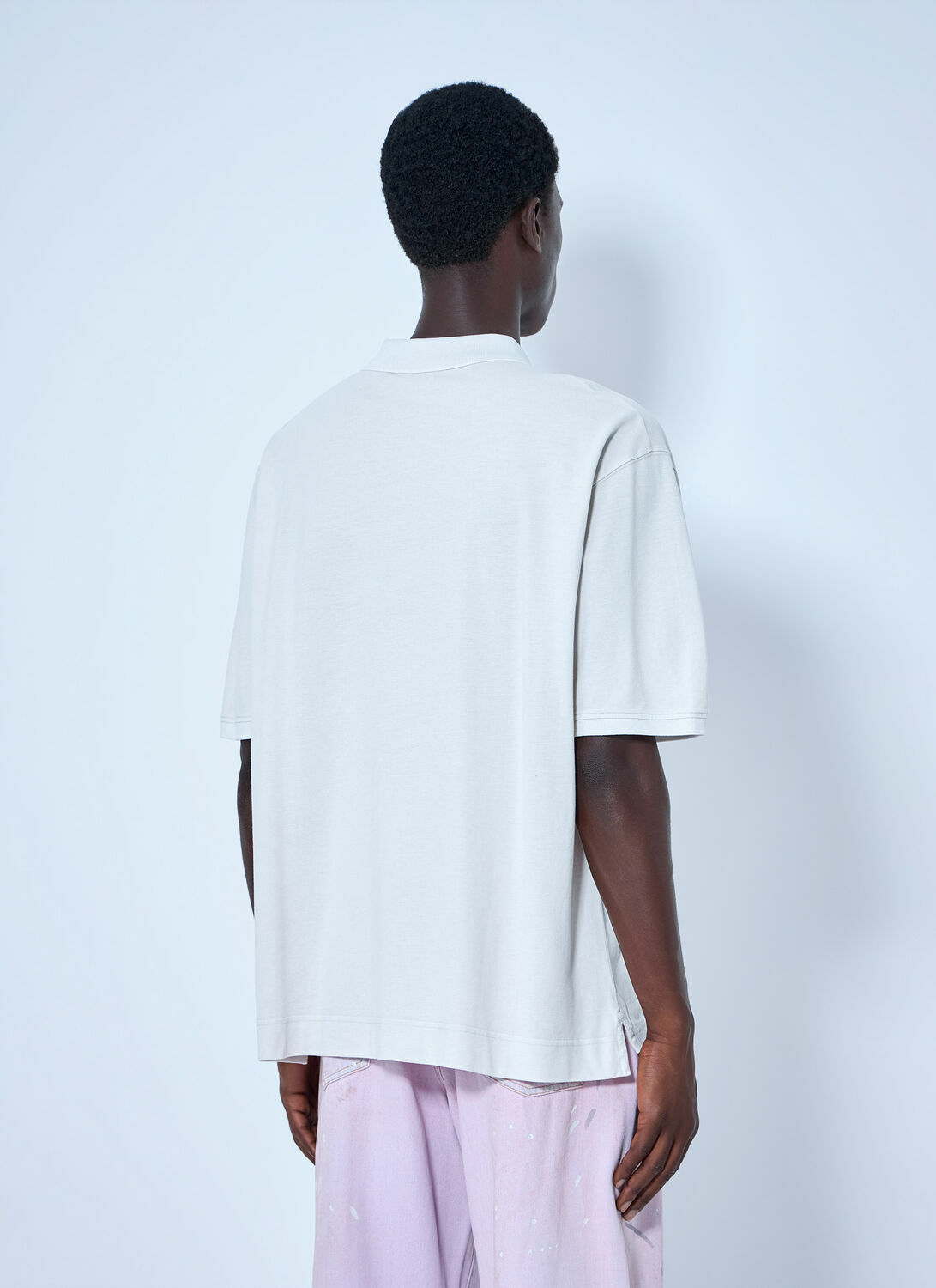Acne Studios Washed Logo Polo Shirt