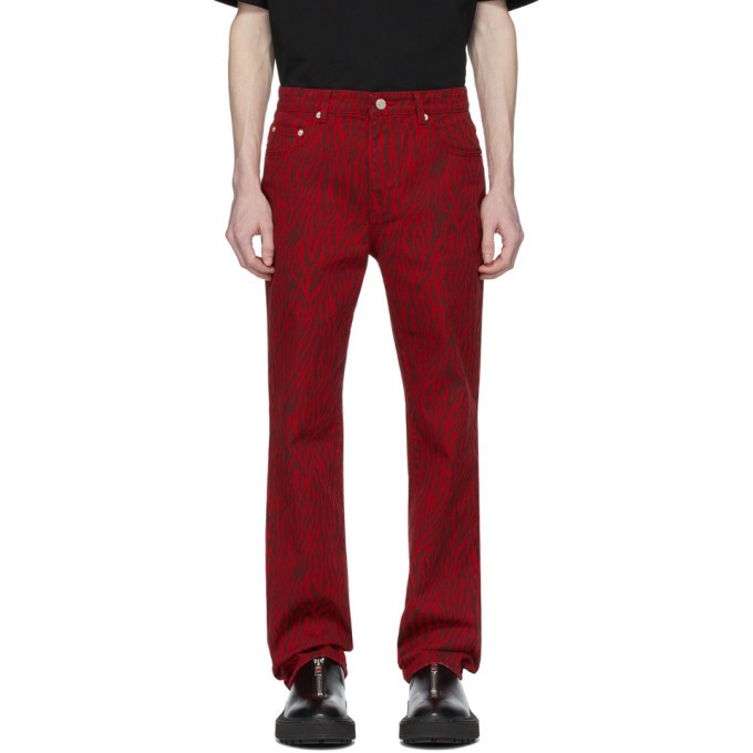 Photo: We11done Red Zebra Jeans