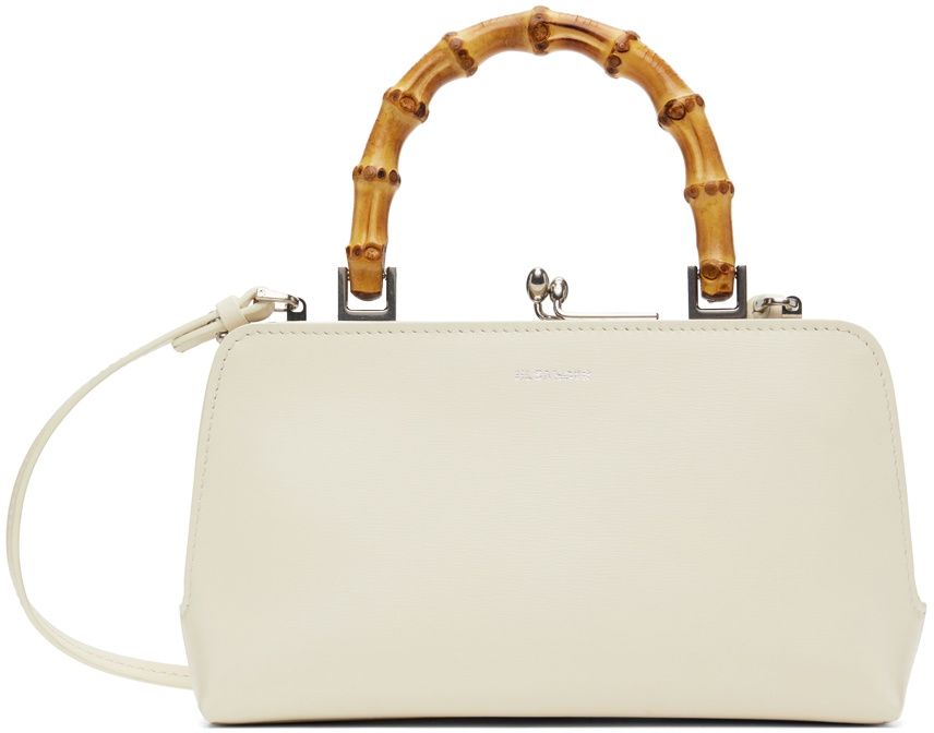 Jil Sander Off-White Goji Bamboo Mini Bag Jil Sander