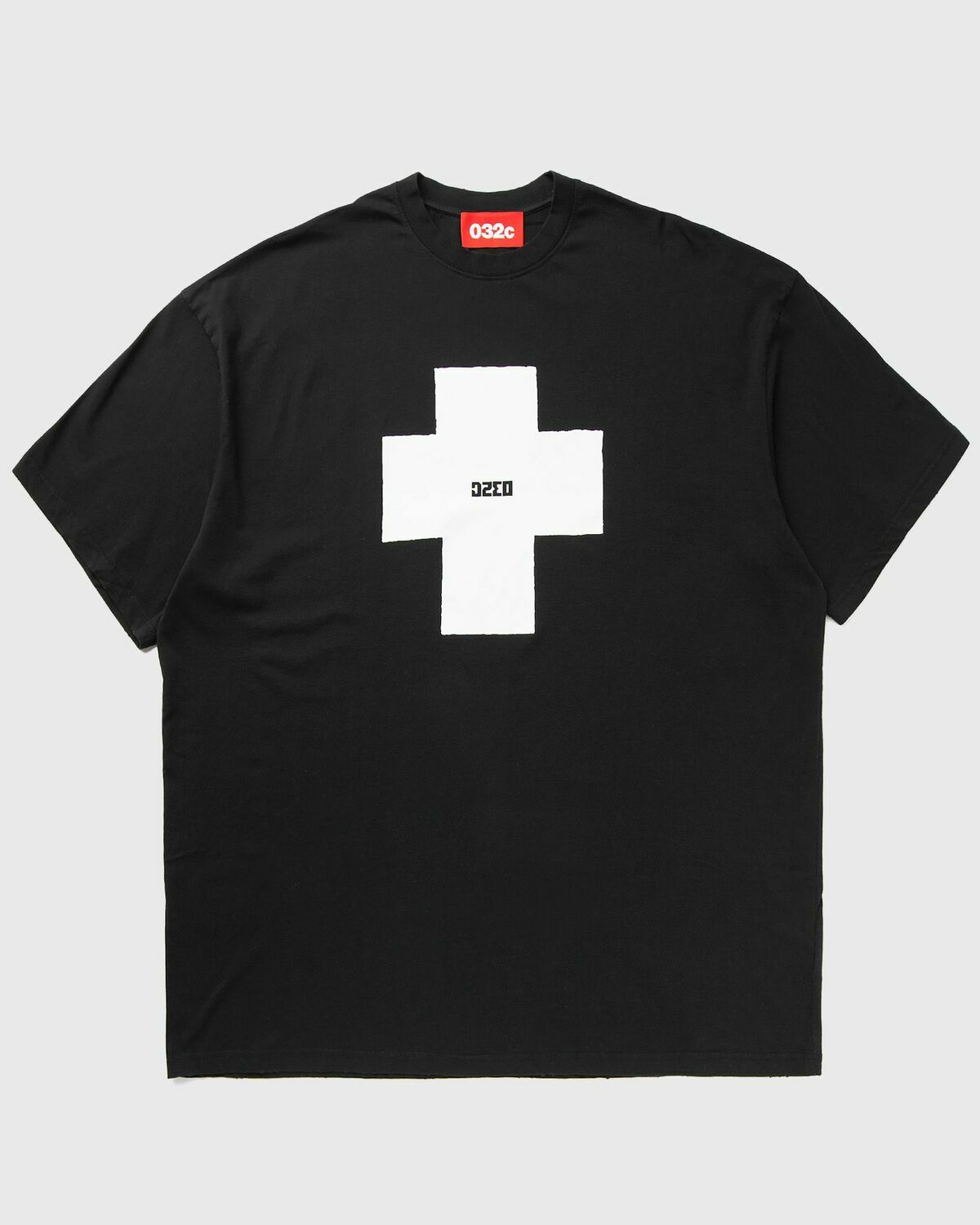 032c POINT ZERO OVERSIZED TEE Black Mens Shortsleefe
