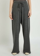 Extreme Cashmere N°462 Slouch Cashmere-blend Trousers - Dark Grey - One Size