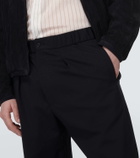 Giorgio Armani Mid-rise virgin wool straight pants