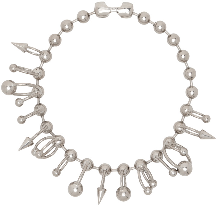 Photo: Jean Paul Gaultier Silver All Around Piercing Necklace