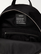 MONTBLANC - Blue Spirit Leather-Trimmed ECONYL Backpack - Black