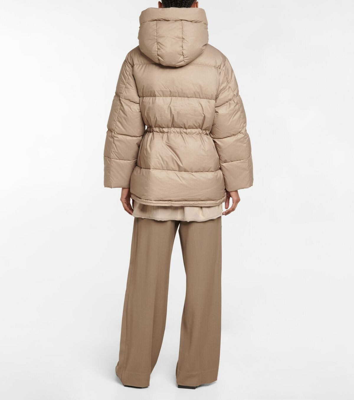 ACNE STUDIOS Logo Puffer Jacket in Porcelain 関税送料無料 000790902-R532304006-1?$large$