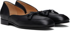 Valentino Black Square Toe Loafers