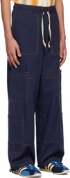 Wales Bonner Indigo Drawstring Jeans