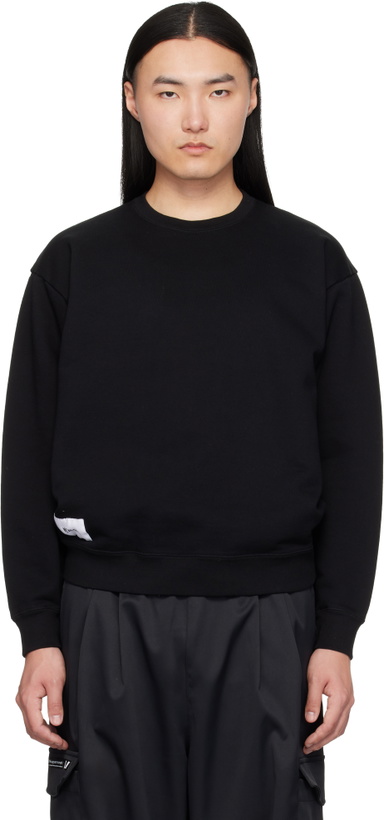 Photo: WTAPS Black SIGN-YD Sweatshirt
