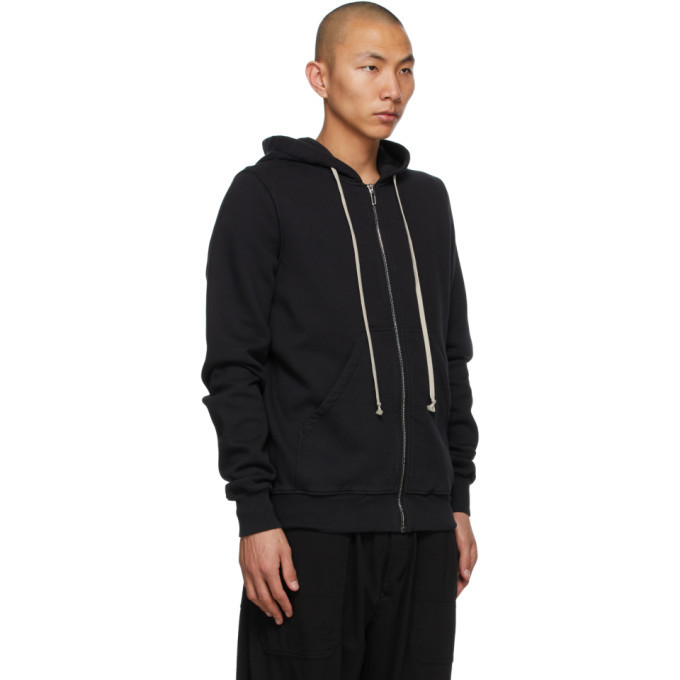 Rick Owens Drkshdw Black Jason S Zip-Up Hoodie Rick Owens Drkshdw