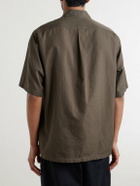 Kaptain Sunshine - Cotton and Silk-Blend Shirt - Brown