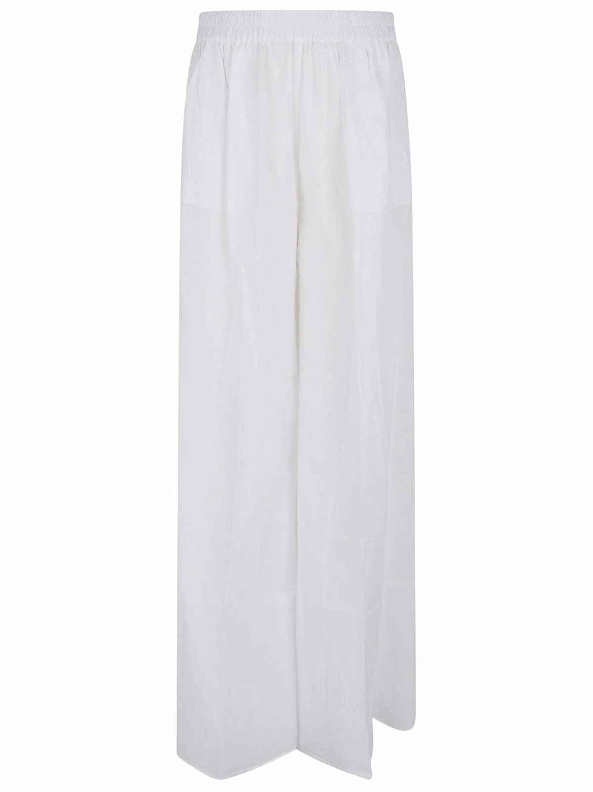 The Andamane Pink Stretch Polyester Blend Palazzo Pant The