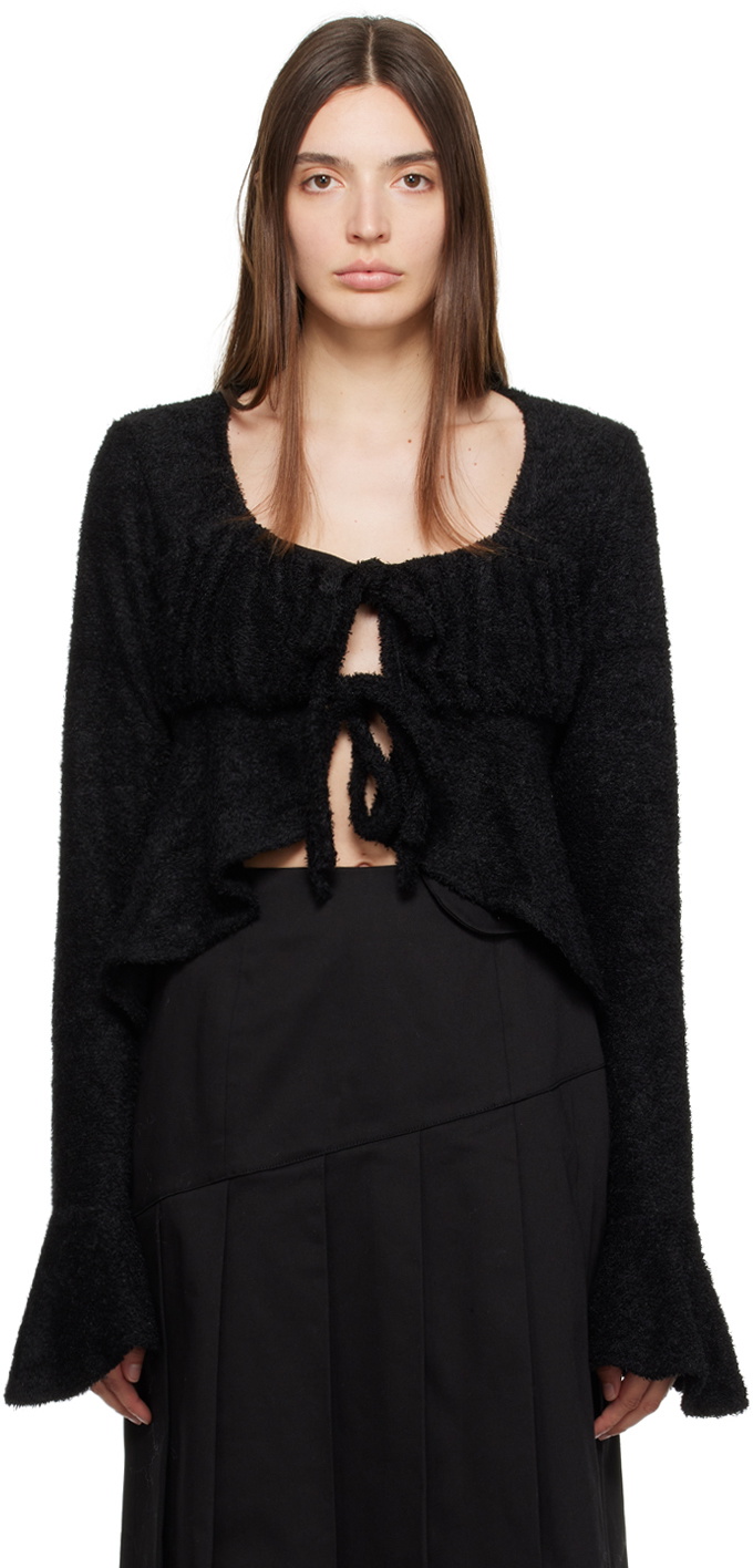 Kijun Black Tie Blouse Kijun