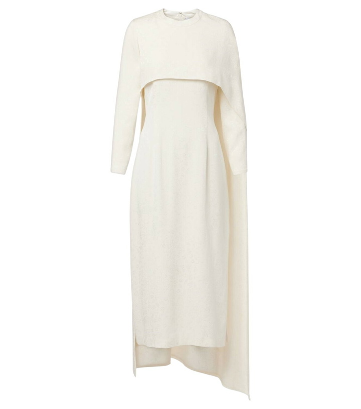 Photo: Markarian Felice caped jacquard midi dress