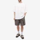 GOOPiMADE Men's x master-piece MGear-T3 Logo Pocket T-Shirt in Ivory