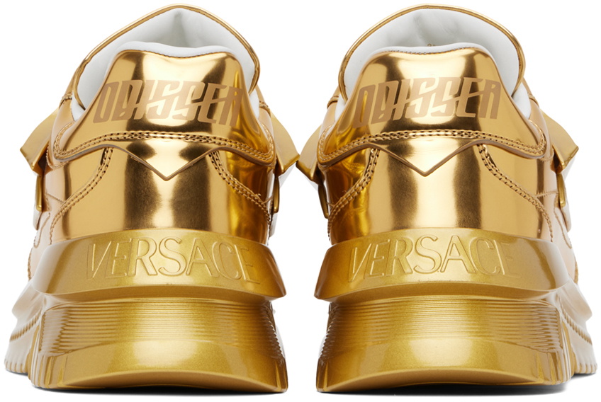 Versace オデュッセイア スニーカー（ゴールド） Versace Gold Odissea Sneakers – ICETIME LUXE