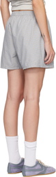 ERL Blue Light Check Boxer Boy Shorts
