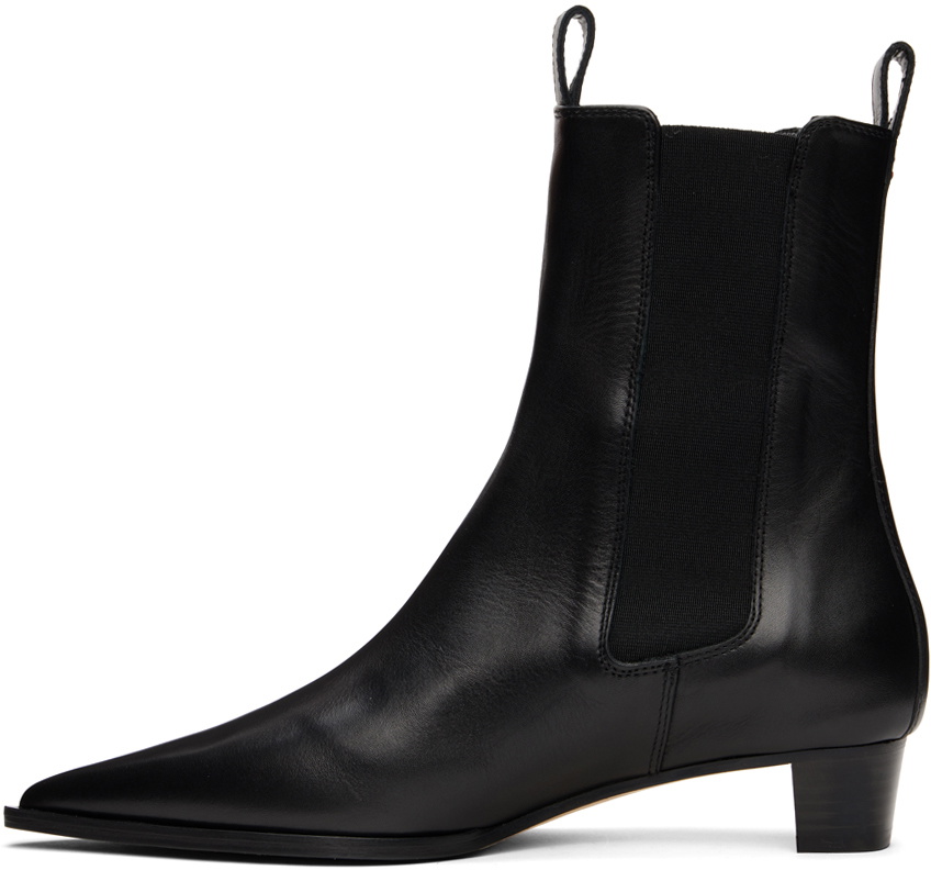 Aeyde Black Kiki Chelsea Boots