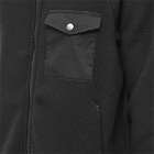 Battenwear Men's Warm Up Fleece Jacket in Black
