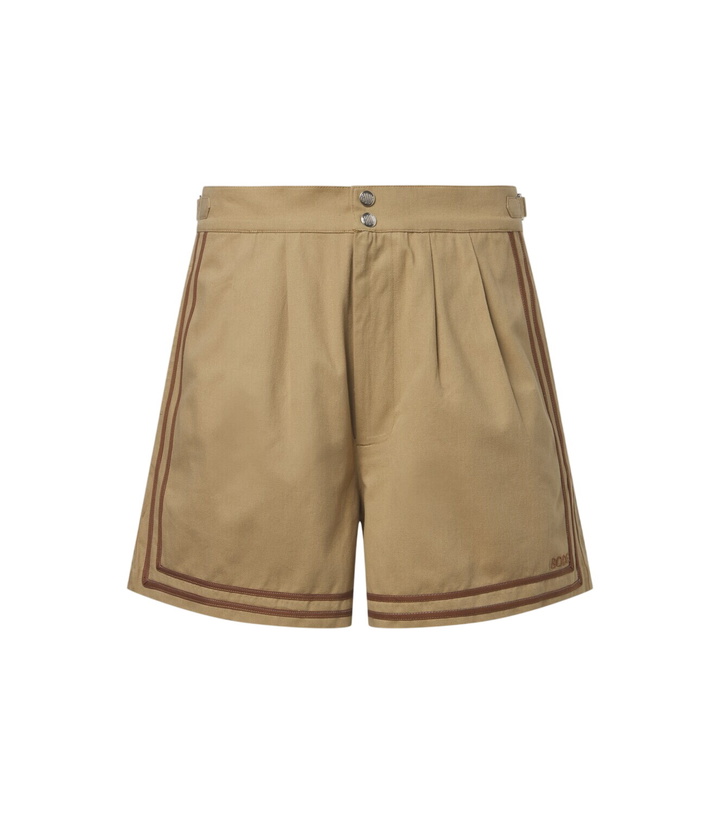 Photo: Bode Cotton twill Bermuda shorts