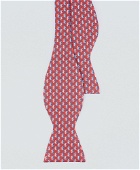 Brooks Brothers Men's Elephant-Patterned Bow Tie | Red