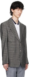 Vivienne Westwood Gray Striped Blazer