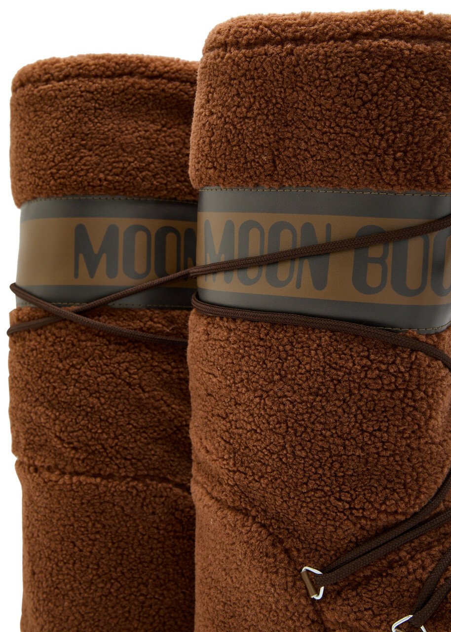 Moon Boot Icon Fleece Mid-calf Snow Boots Brown 4244 (IT42 44 / UK9