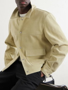 FRAME - Suede Trucker Jacket - Neutrals