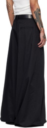 LU'U DAN Black Lowline Trousers