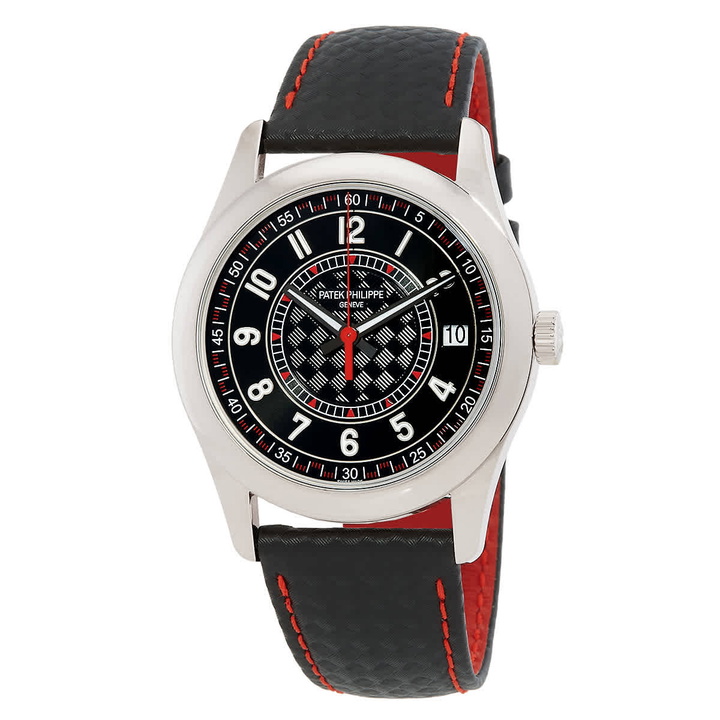 Photo: Patek Philippe Calatrava Red Automatic Black Dial Watch 6007G-010