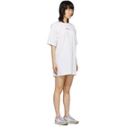 Champion Reverse Weave White Central Script Logo Dress