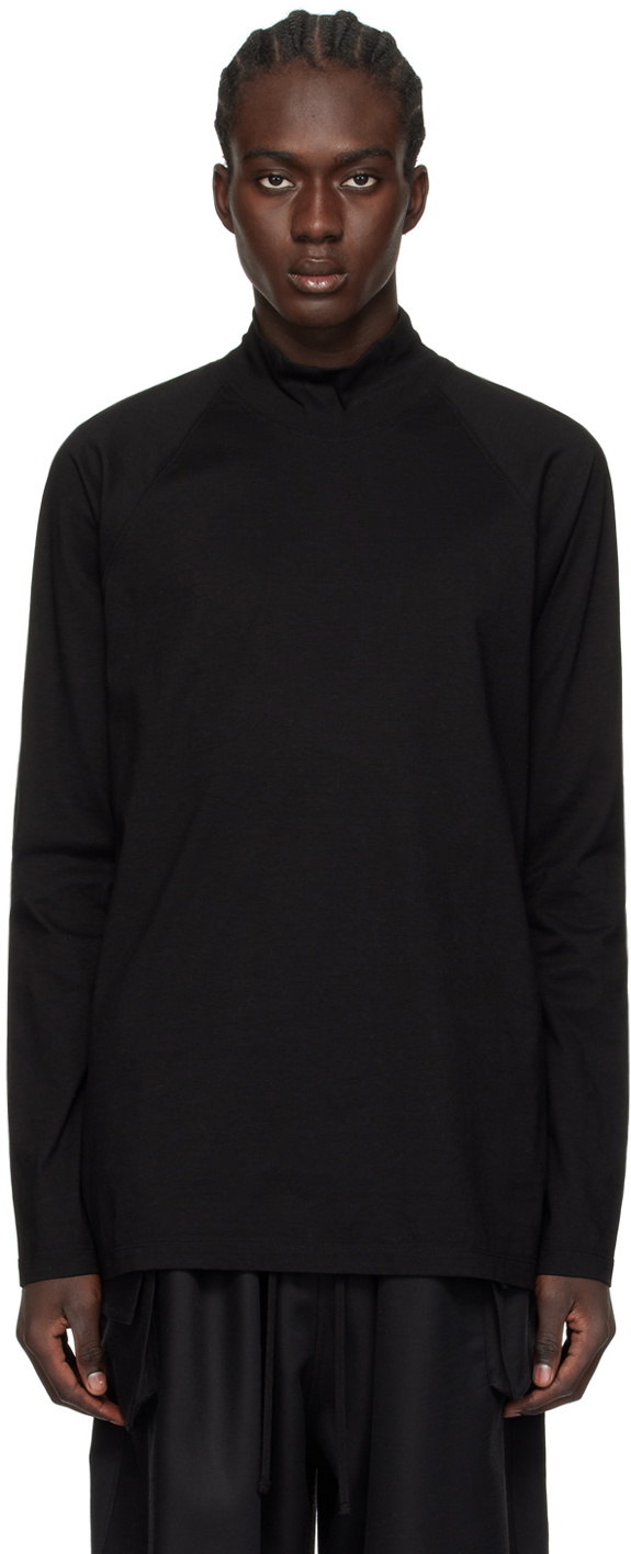 Julius Black Embroidery Turtleneck Julius