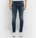 Nudie Jeans - Skinny Lin Organic Stretch-Denim Jeans - Men - Blue