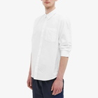 Wood Wood Men's Adam Button Down Oxford Shirt in Bright White