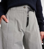 Ferragamo High-rise straight pants