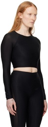 Wolford Black Active Flow Top