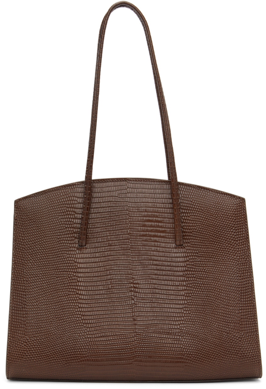 Sprout Tote Mini Dark Brown Suede - Little Liffner