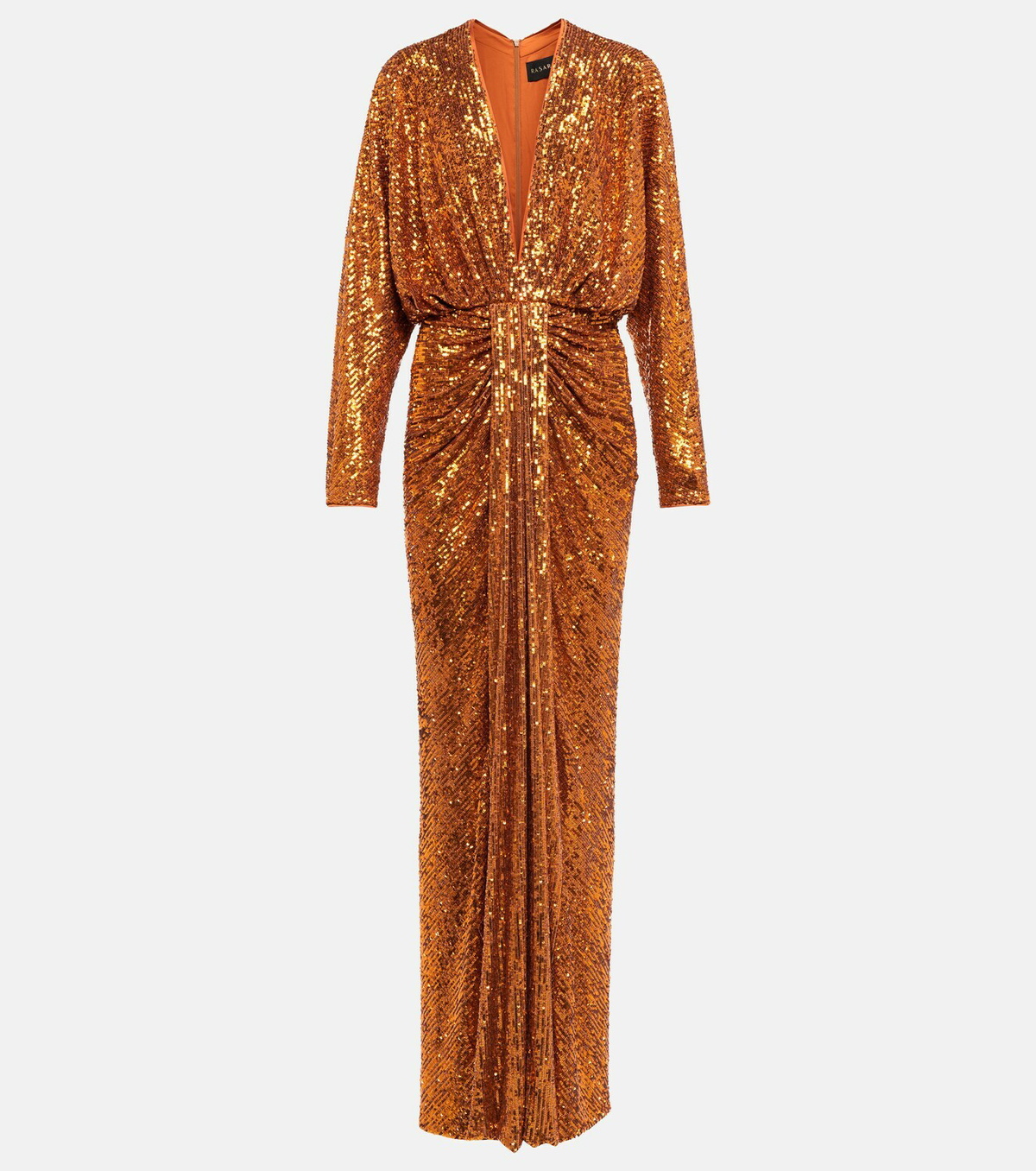 Rasario Draped sequin gown Rasario