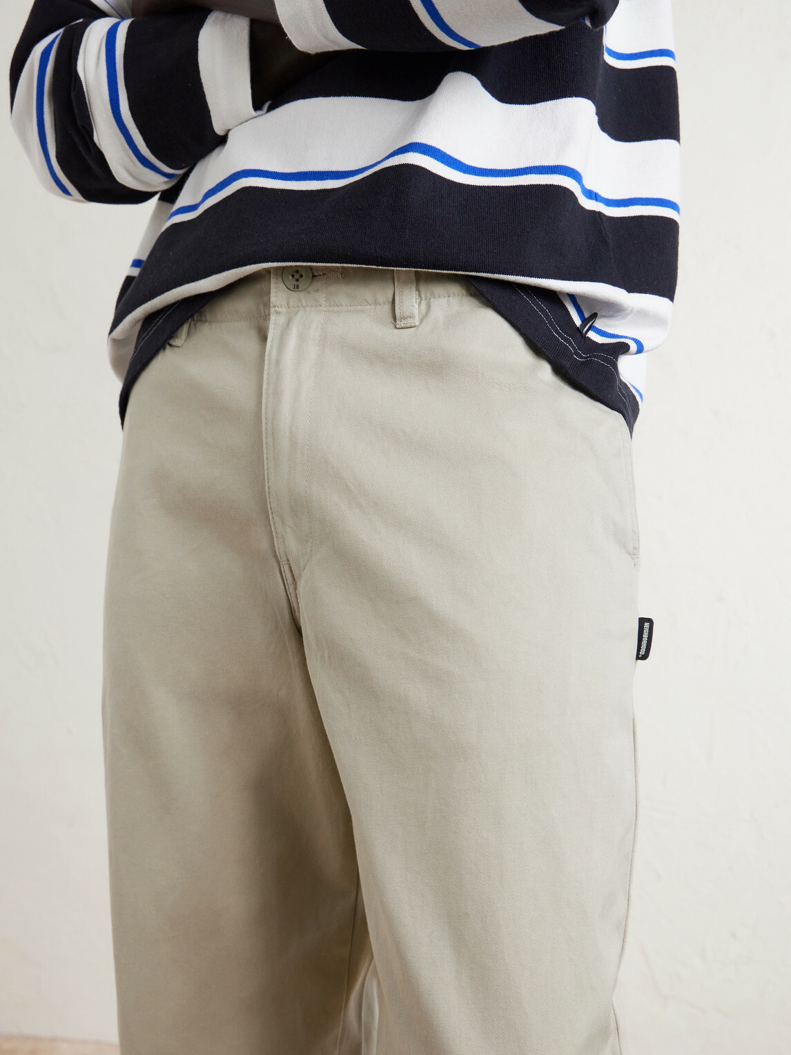 Neighborhood - Straight-Leg Cotton Chinos - Neutrals