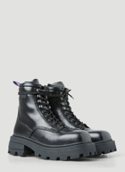Michigan Lace Up Boots in Black
