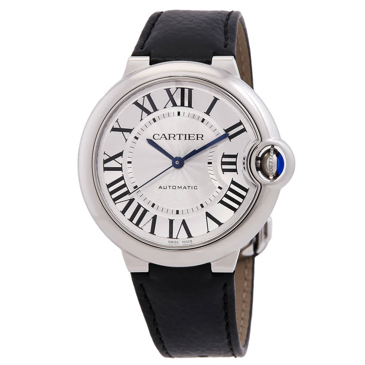 Photo: Cartier Ballon Bleu Automatic Silver Dial Watch WSBB0056