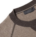 Thom Sweeney - Mélange Wool and Cashmere-Blend Sweater - Brown